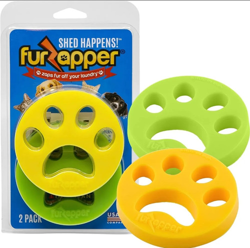 Quita Pelo Pelusa Silicona Perro Gato Tapizado Lavarropa X 2 Verde Y Naranja
