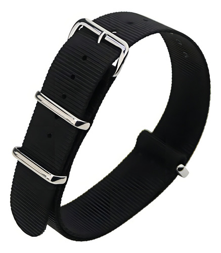 Pulseira Work Compatível Com Moto Watch 70 Black Moswz70-pb Cor Preta