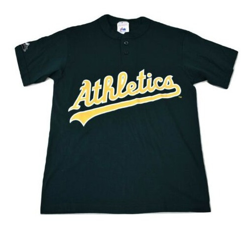 Franela Camisa Beisbol Athletics Para Niño Talla M (10-12) 