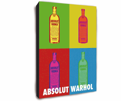 Cuadro De Absolut Vodka Wharhol - Muchos Modelos