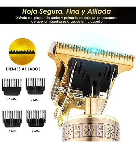 Kit De 2 Máquinas De Cortar Cabelo Profissionais Sem Fio