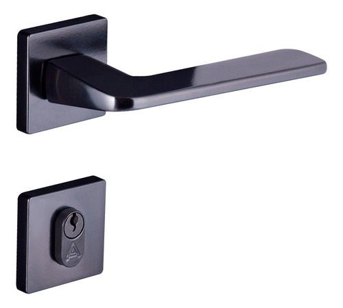 Fechadura Para Porta Externa Madeira Caixa 55mm Aliança Pf Cor Preto