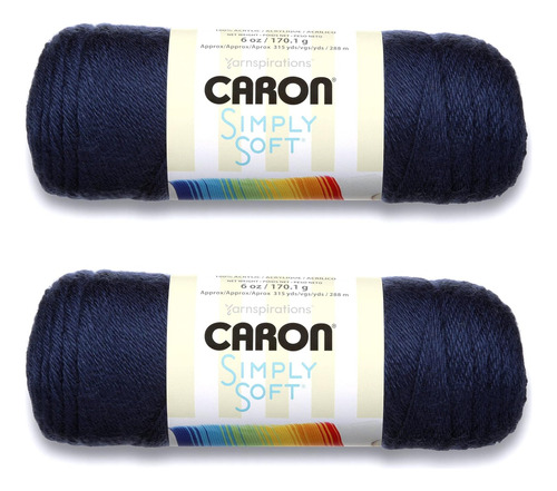 Soft Bulk Buy Yarn Solids (2-pack) (dark Country Blue)