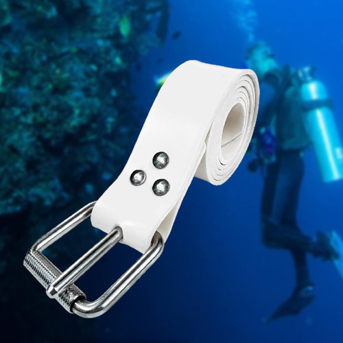 Cinturón De Peso Para Buceo, De Silicona, Ajustable, Con