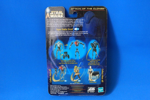 Star Wars Attack Of The Clones Super Battle Droid (Usado)