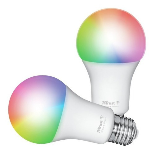 Trust 71294 Lampara Led Wifi Pack Duo White Y Color E27 Color de la luz RGB