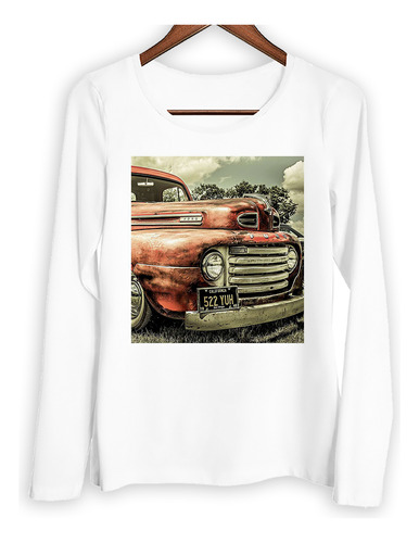 Remera Mujer Ml Auto Vintage Coche Antiguedad Vehiculo P4