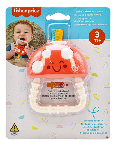 Mordedera Brillante De Silicona Rojo Fisher Price