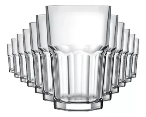 Vaso Vidrio Bristol Nadir 520ml Trago Largo X12 2911