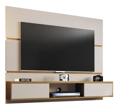 Imagem 1 de 3 de Painel Ambar Para Tv De 65 Polegadas Off-white/cinamomo