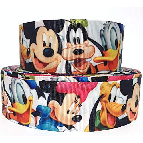 Cinta Grogren 0.9 in Diseño Mickey Minnie Mouse Impreso