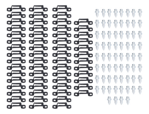 Juego De 60 Tornillos, Cierres Deslizantes, 2 En 1, Para Mue