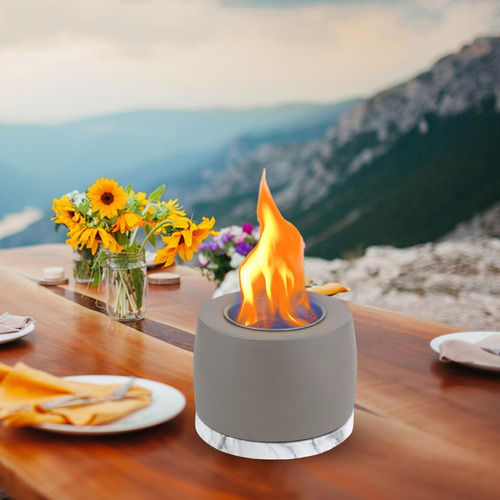 Chimenea Portátil De Quemador De Escritorio Quema Caliente