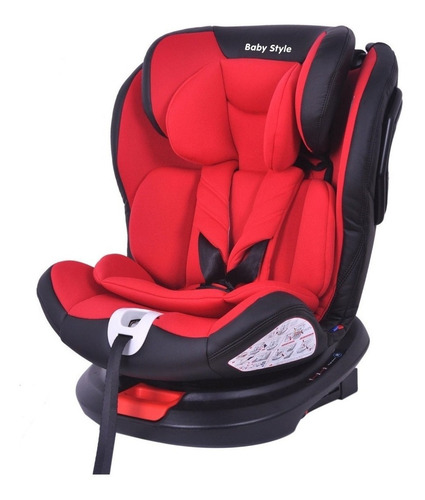 Cadeira Bebê Auto 0 A 36kg Isofix Rotação 360º Baby Style Cor Vermelho