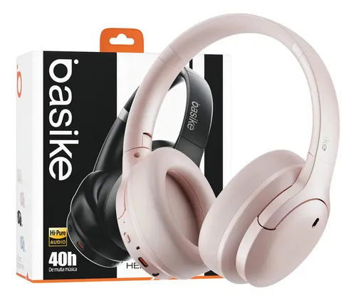 Fone De Ouvido Headphone Bluetooth 5.4 Basike Ba-FON193 Sem Fio O...