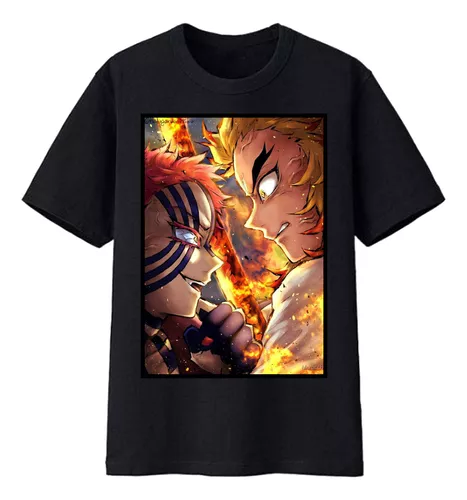 Camiseta Demon Slayer - Akaza Vs Rengoku