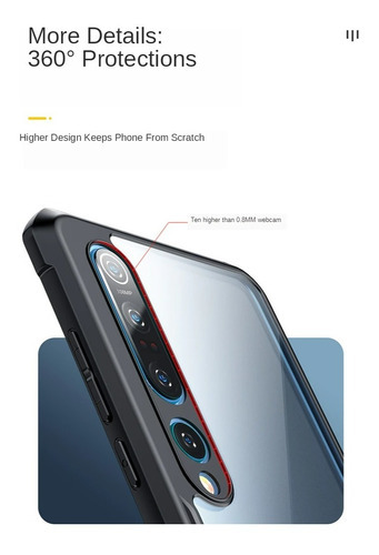 Capa Anti-impacto Para Xiaomi 9t Pro Xundd Tpu+acrílico Cor Preto Nome Do Desenho Xiaomi 9t Pro
