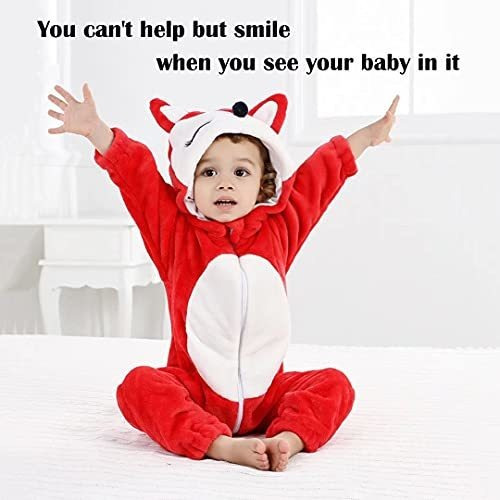 Trajes De Zorro De Bebé Unisex Toddler Onesie Y4jsx