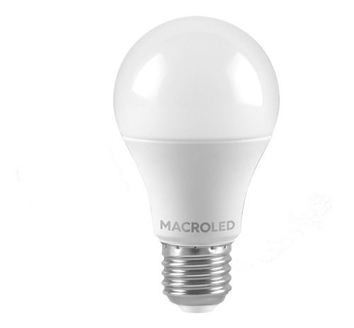 Pack X10 Macroled Lampara Led Bulbo A60 10w Bco Frío E27 