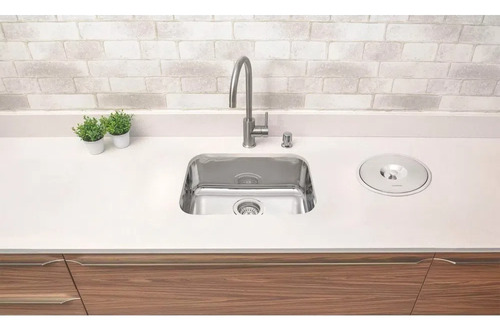 Cuba Pia Inox 47x30x17 430 American 10 Unidades Com Valvulas