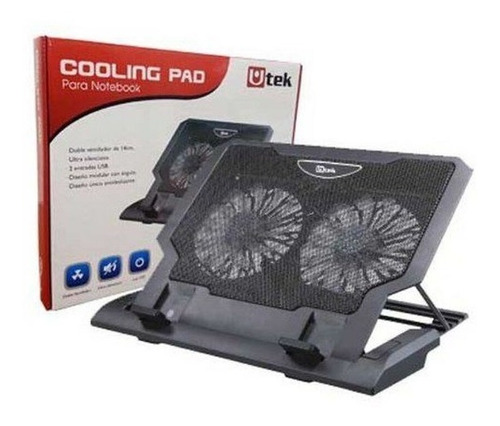 Cooler Notebook 12/17 Doble Ventilador 14cm Alto Rendimiento