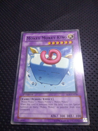 Carta Yugioh Mokey Mokey King