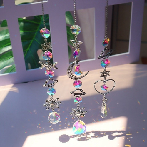 Para Colgante De Cristal 3d Con Forma De Campanilla De.