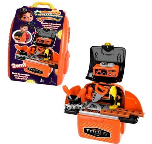 Kit De Ferramentas Na Mochila De Brinquedo Infantil - Vip