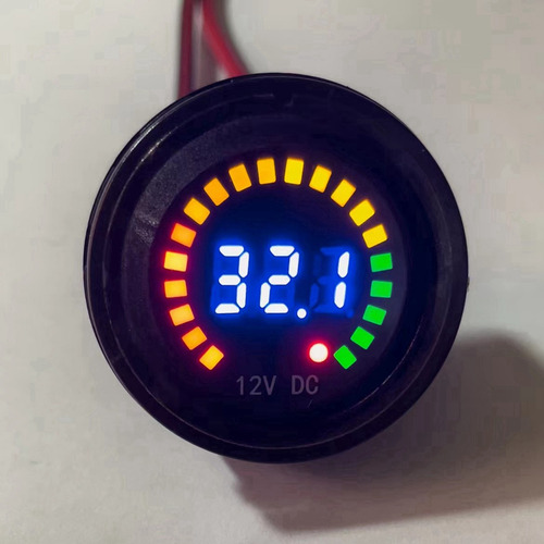 Painel De Voltímetro Digital Led Universal Car Boat 12v Vol