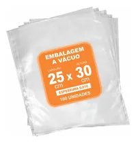 Comprar  Embalagens A Vácuo Sacos 25x30 Kit Cu002F 100 Unidades