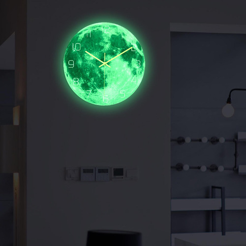 Reloj De Pared Luminoso De 12 Pulgadas Relojes Decorativos