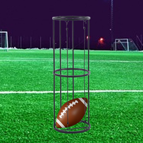 Soccer Ball Rack Basket Freestanding Garage Indoor