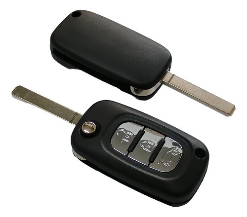 Telemando Renault Fluence 3 Botones Navaja Id46 Frec 433