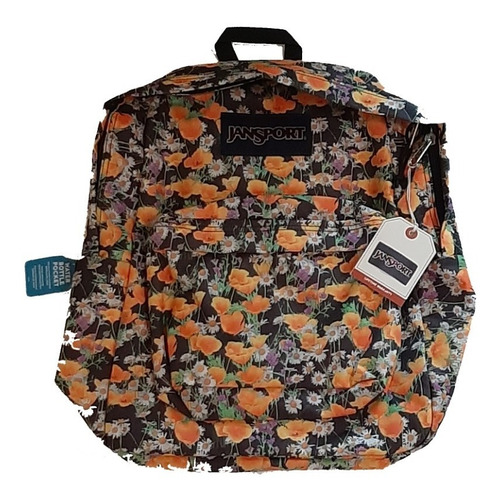 Mochila Jansport Superbreak Sunshine Poppies