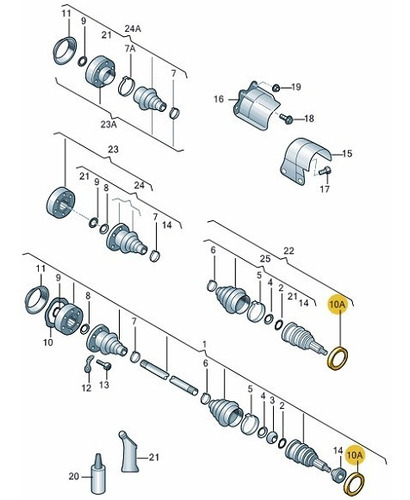 6q0407623b - Junta Estanqueidad Para Sist. Abs - Vw Fox Polo