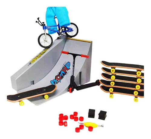 Juego For Niños, Mini Patinete, Rampas, Escala De Bicicleta