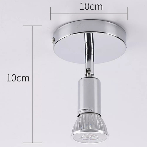 Aplique Led Redondo 5w Con Reflector Decorativo