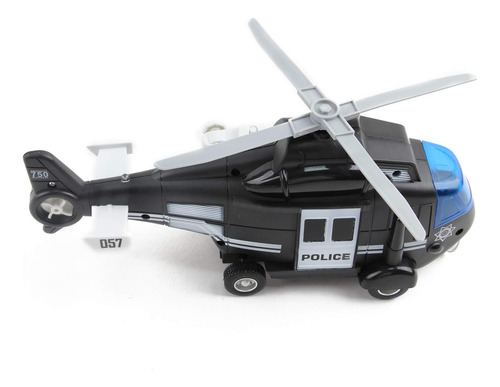 Vokodo Helicóptero De Policía 11 Con Luces Y Sonidos Emp...