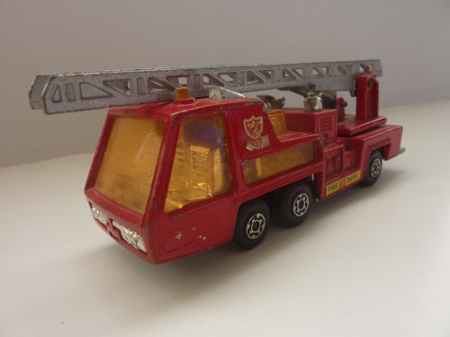 Camion De Bomberos Matchbox K-9 Fire Tender Super Kings 1972 Rojo (Usado)