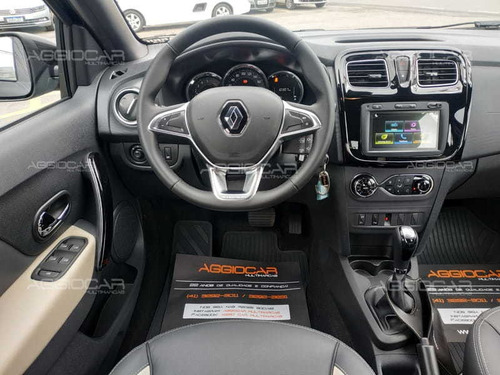 Imagem 12 de 15 de Renault Sandero Sic 16 Cvt (flex) - 2021/2022 - Preto - 1030