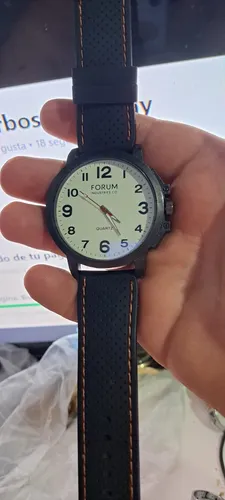 Reloj Forum Para Hombre Negro Negro Blanco