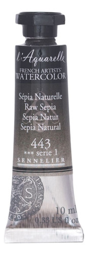 Aquarela Sennelier L'aquarelle 443 Raw Sepia 10ml S1