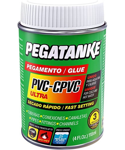 Pega Tanke Pegamento Pvc - Cpvc