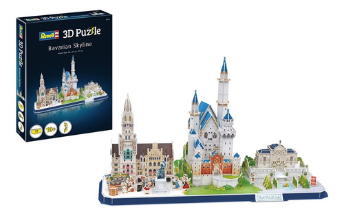 Rompecabezas 3d, Bayern Skyline, By Revell # 00143