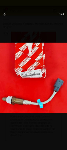 Sensor Oxigeno  Fortuner, 4runner, Kavak, Machito Original.