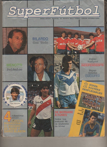 Revista ** Super Futbol ** Nº 1 Año 1987 - Unica, Con Poster