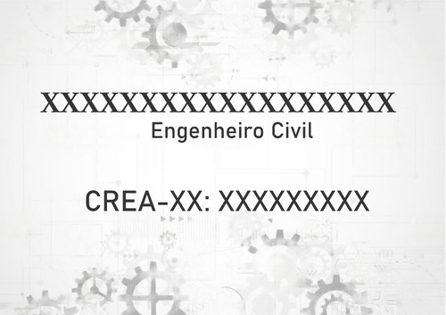 Placa Sinalização Engenheiro Obra Construção Civil 100 X 60