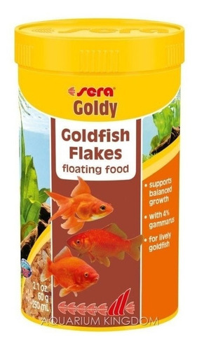 Alimento Sera Goldy 60g - Escamas - Carassius Goldfish
