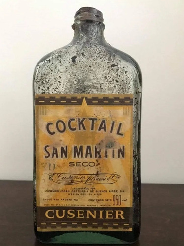 Antigua Botella Cocktail San Martin (Usado)