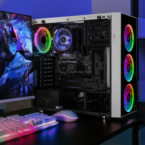 Xtreme Pc Gaming Amd Radeon Ryzen 9 7900 32gb Ddr5 Ssd 1tb Monitor Curvo 27 100hz Wifi White